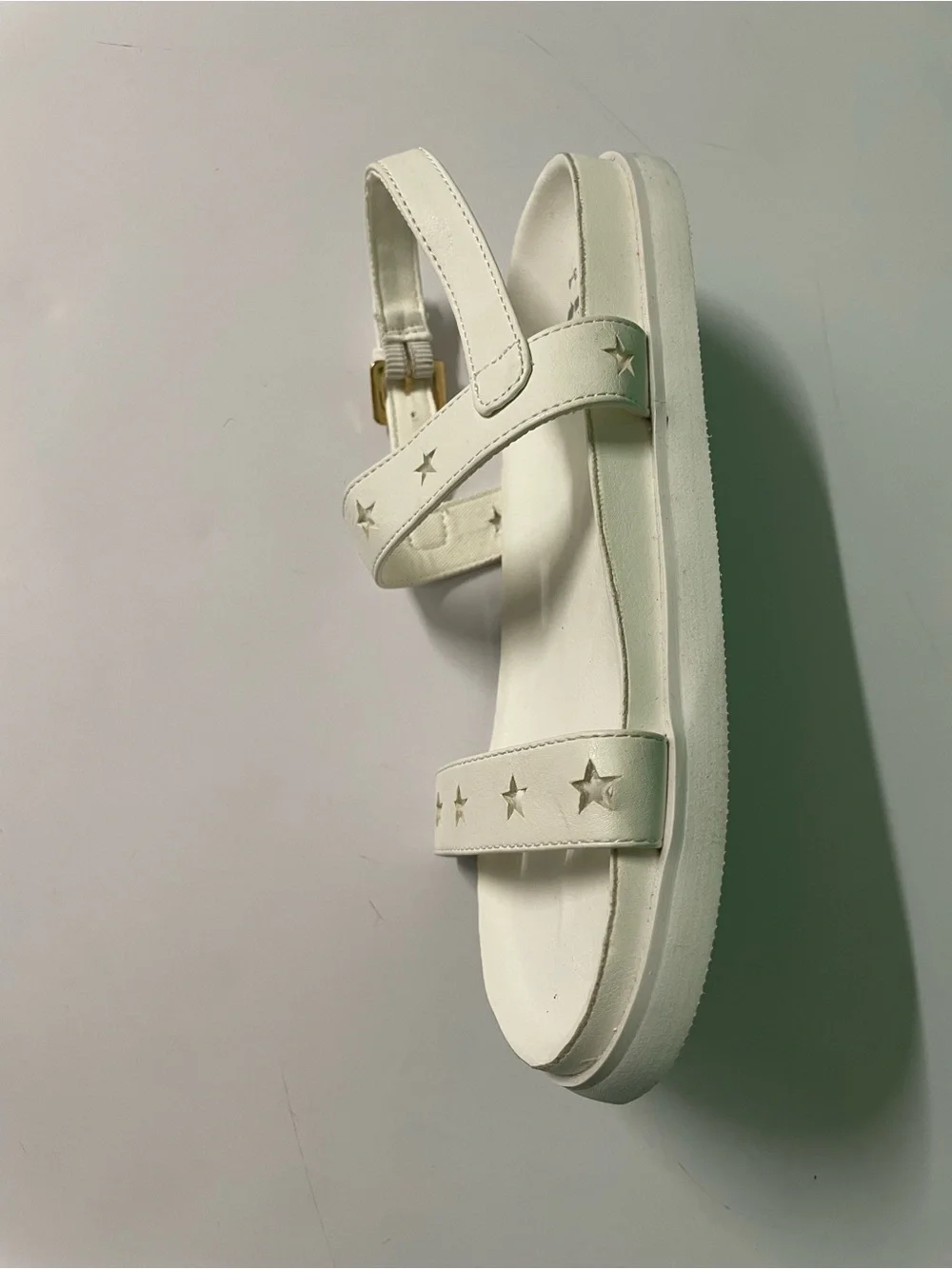 GAP White Star Accent Kids Buckle Strap Sandals